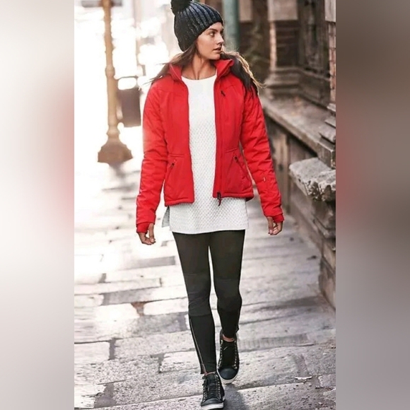 Athleta Trailsetter Ponte Motion Moto Skinny Pants 4 Stretch Green Athleisure - Picture 3 of 12